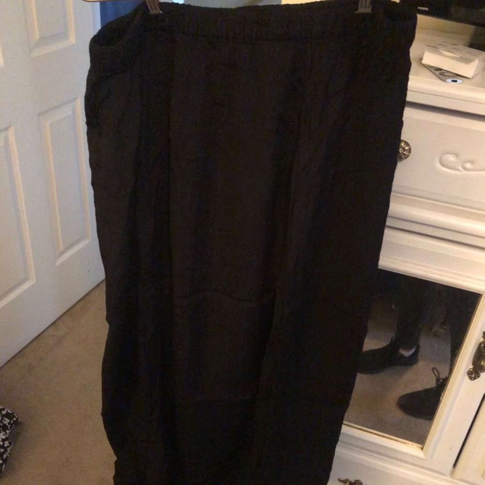 Long black skirt